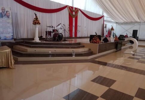Tiles at Exploits Worship Center Nyayo stadium Mombasa Road Nairobi.